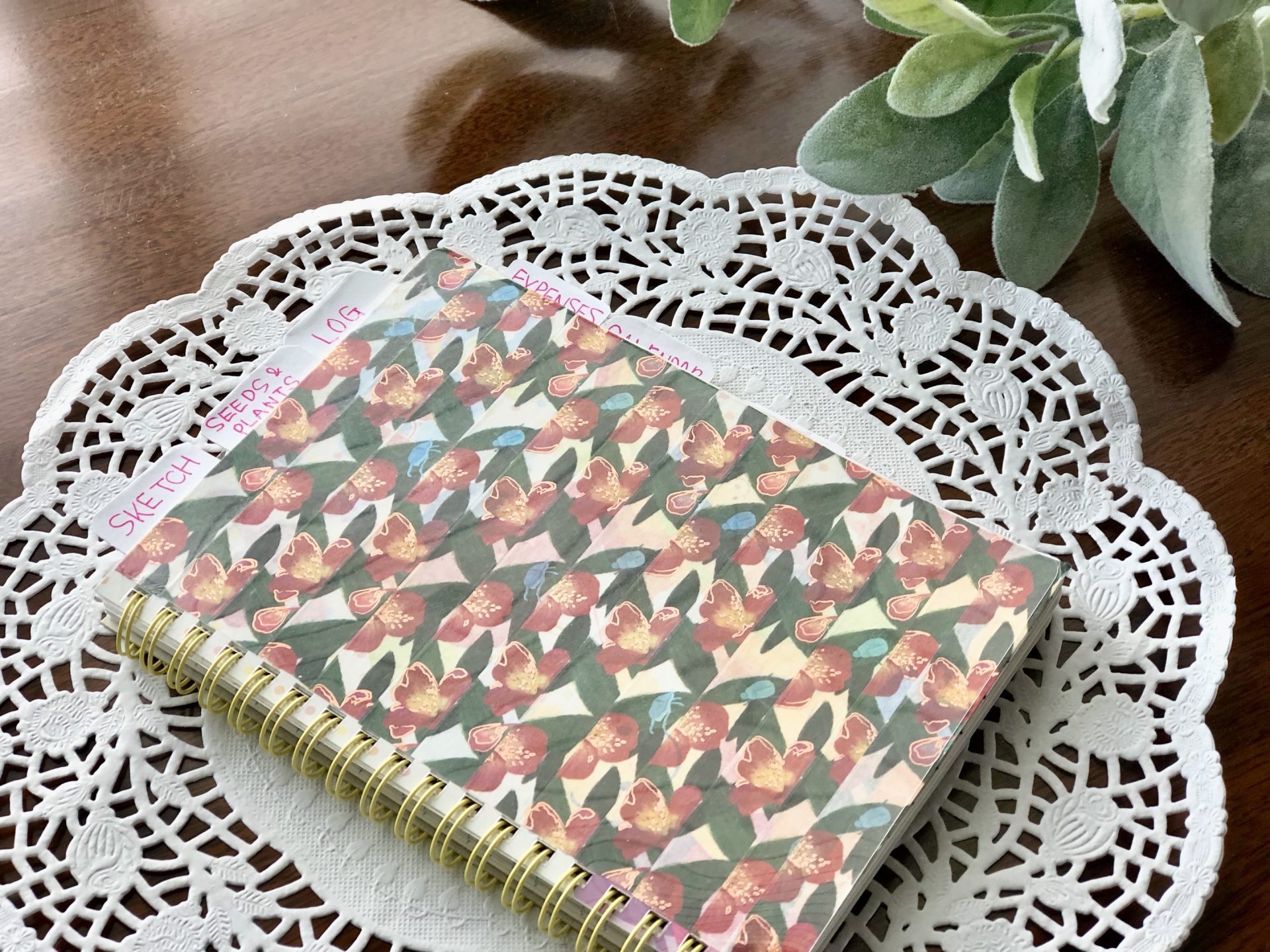diy garden journal notebook
